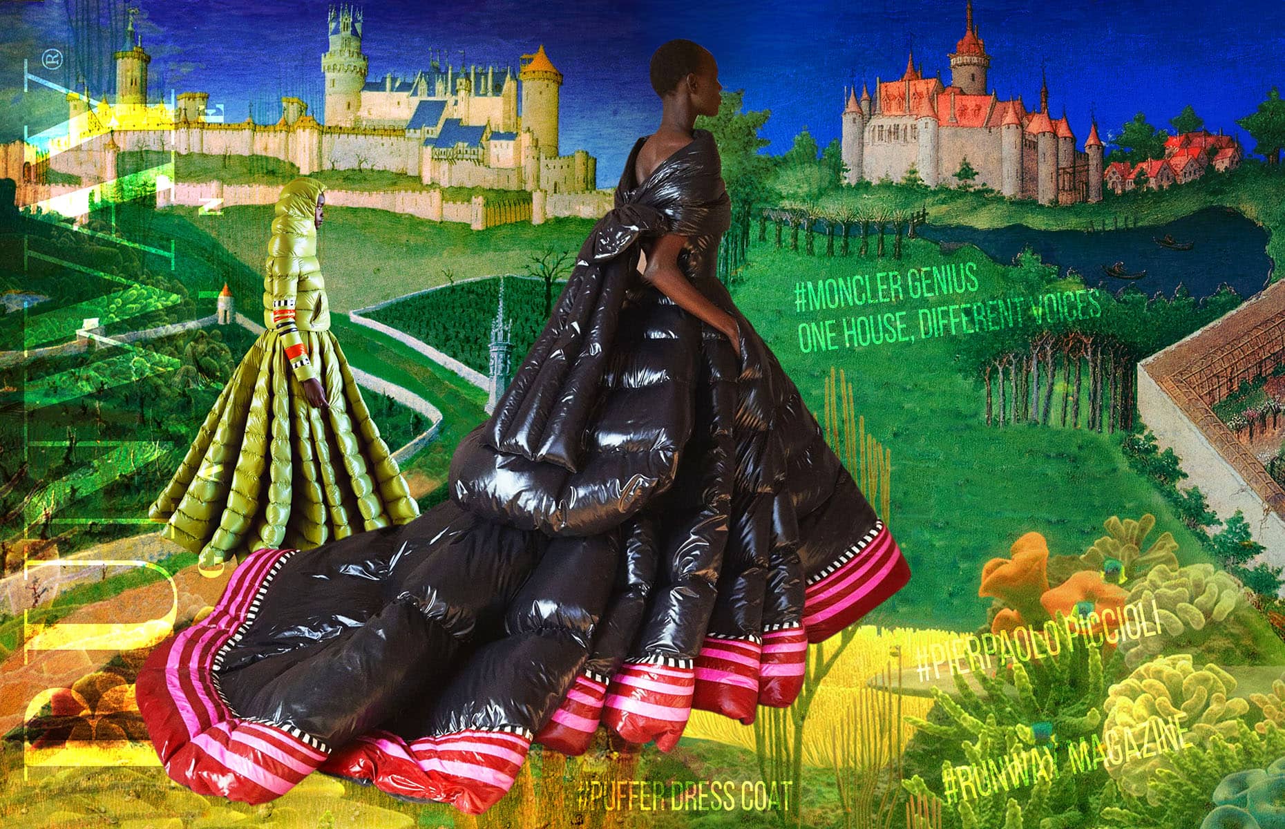 Pierpaolo Piccioli pour Moncler Genius Automne hiver 2019-2020 - Doudoune - RUNWAY MAGAZINE
