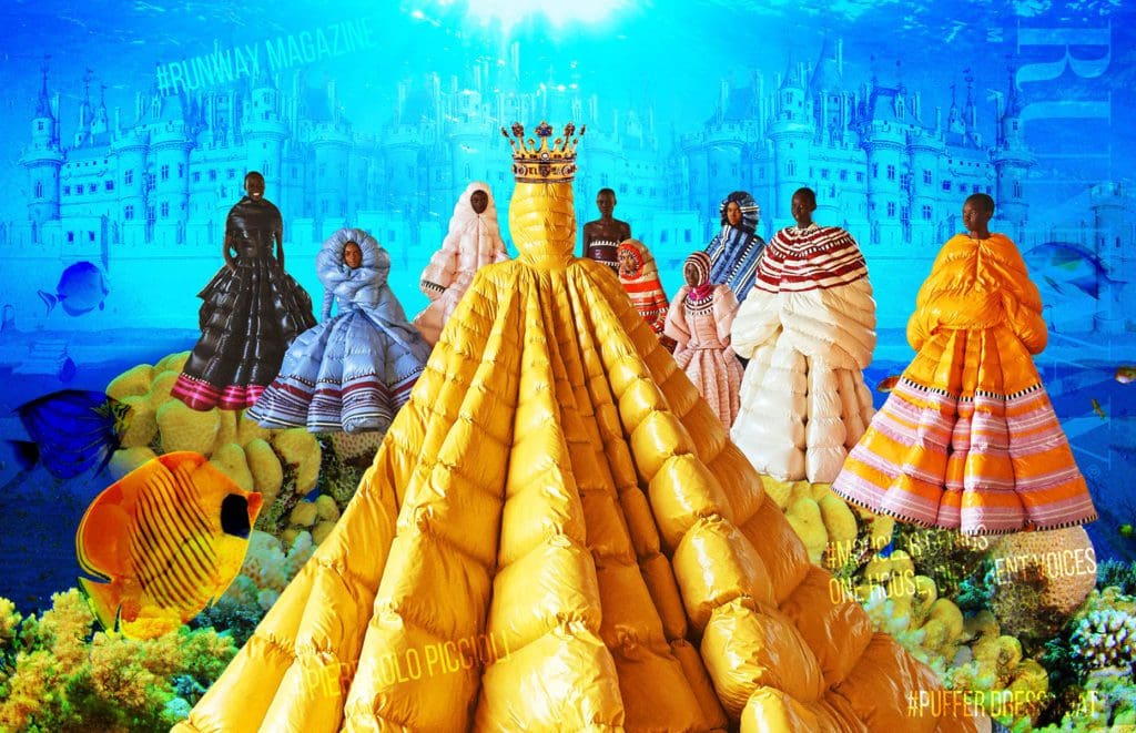 Pierpaolo Piccioli pour Moncler Genius Automne hiver 2019-2020 - Doudoune - RUNWAY MAGAZINE
