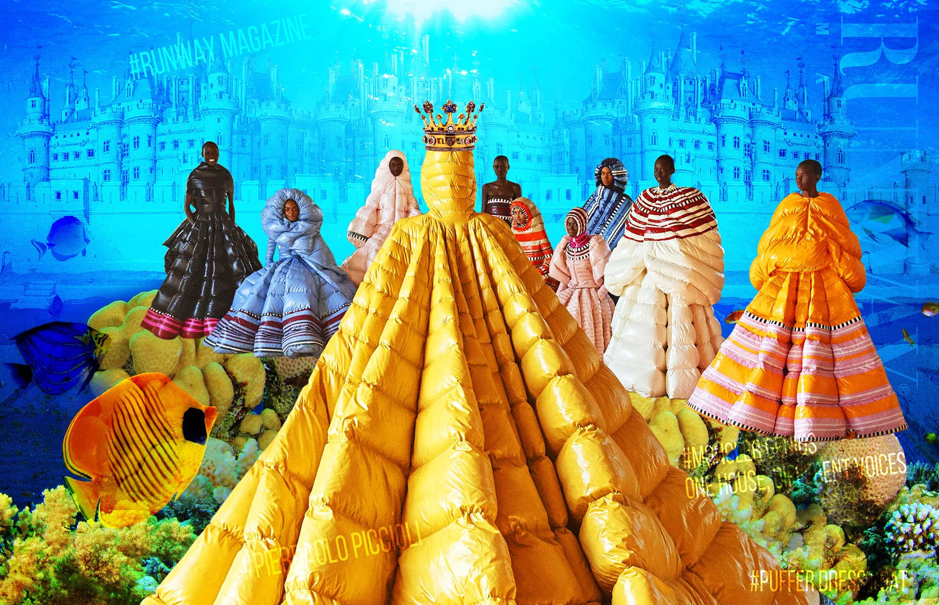 Pierpaolo Piccioli pour Moncler Genius Automne hiver 2019-2020 - Doudoune - RUNWAY MAGAZINE