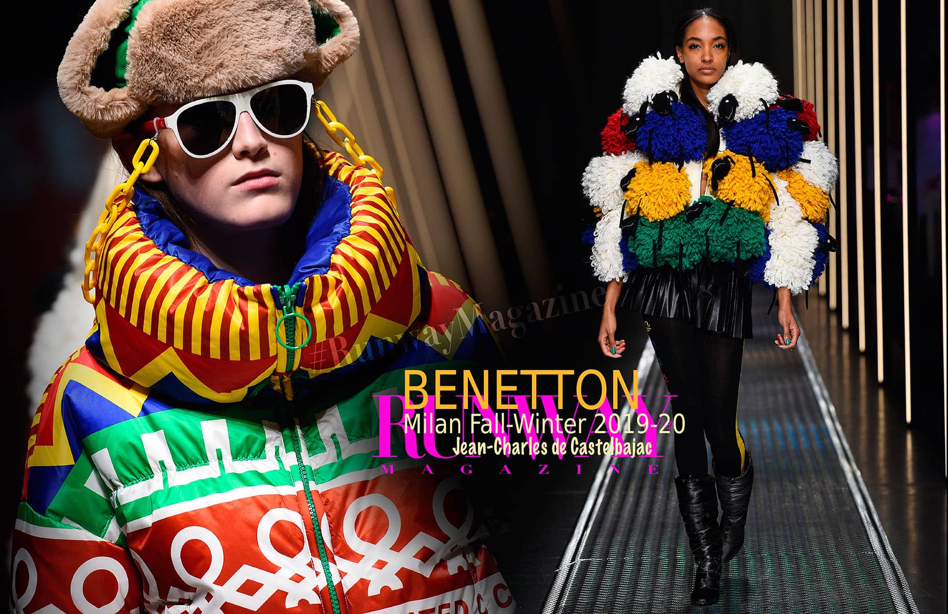 Benetton Осень-Зима 2019-2020 Милан от RUNWAY ЖУРНАЛ