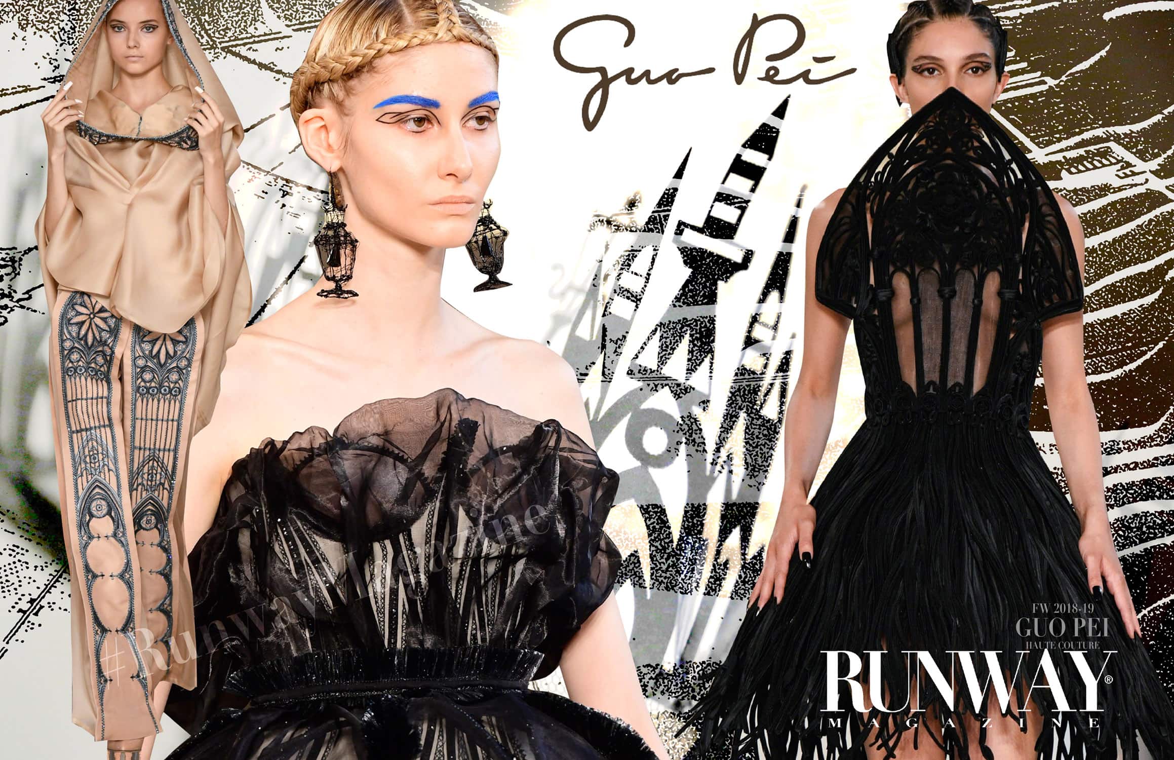 Guo Pei Haute Couture Outono-Inverno 2018-19 por RUNWAY MAGAZINE