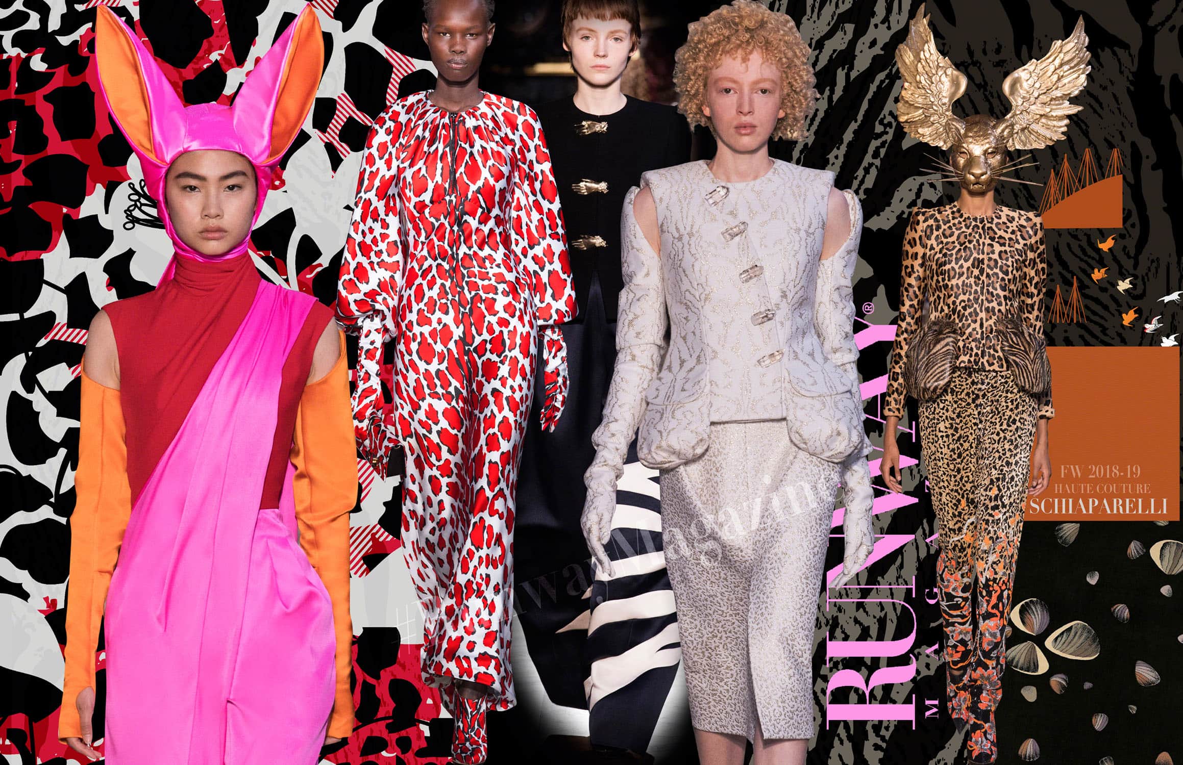 Schiaparelli高级定制时装2018-19秋冬by RUNWAY 杂志