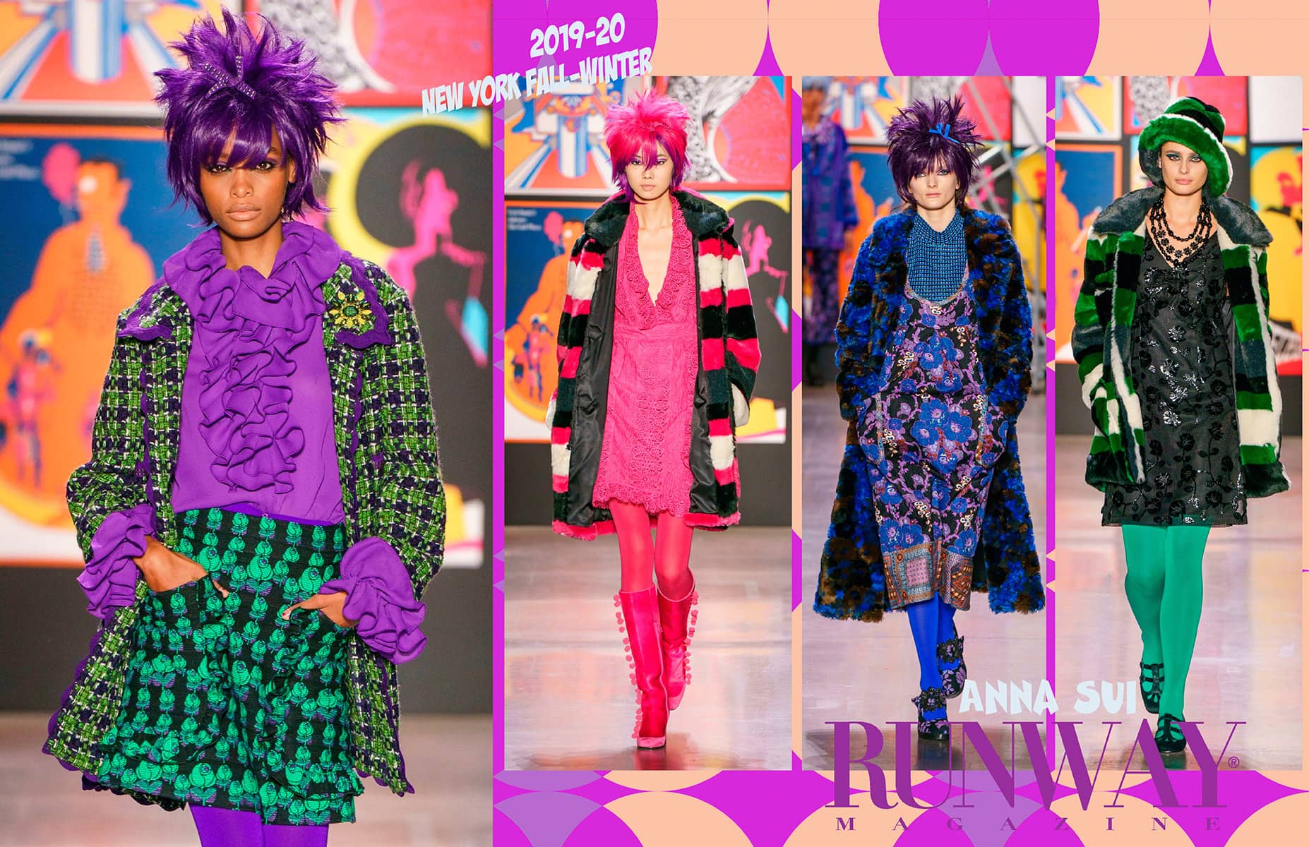 Anna Sui Autunno Inverno 2019-2020 New York di RUNWAY MAGAZINE