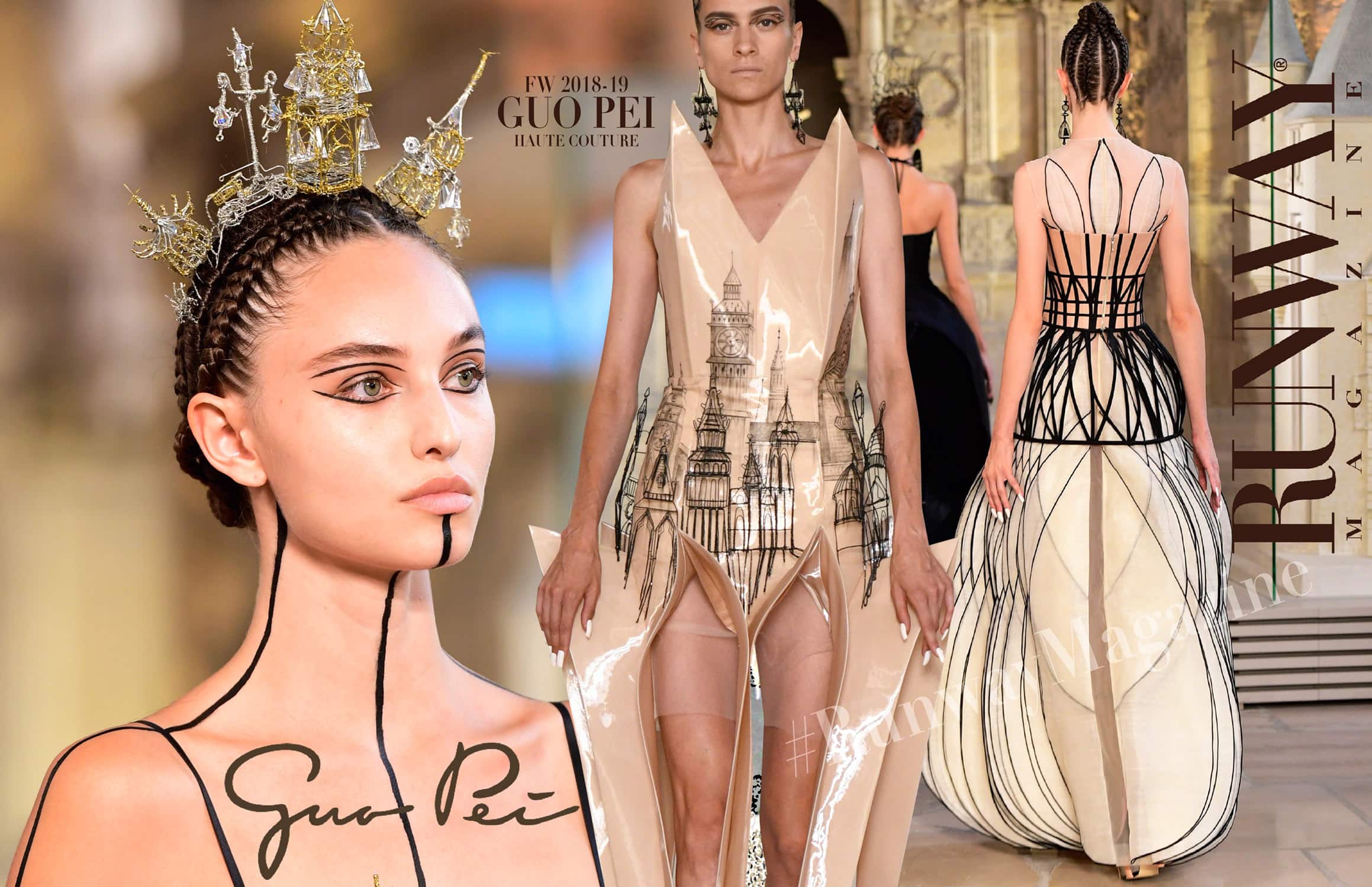 Guo Pei Haute Couture Outono-Inverno 2018-19 por RUNWAY MAGAZINE