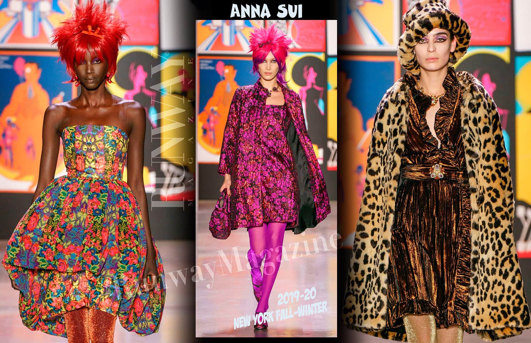 Anna Sui Autunno Inverno 2019-2020 New York di RUNWAY MAGAZINE