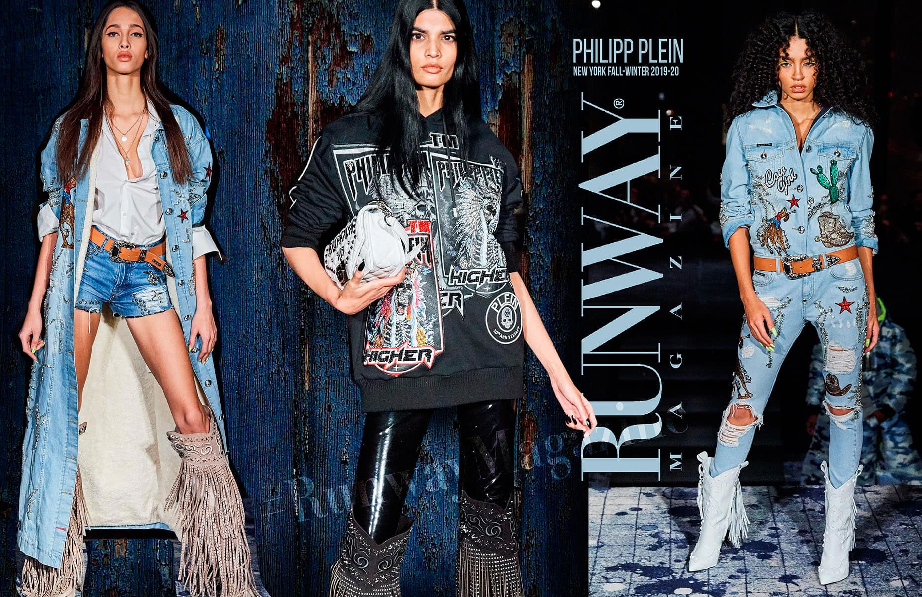 Philipp Plein outono inverno 2019-2020 Nova York por RUNWAY MAGAZINE