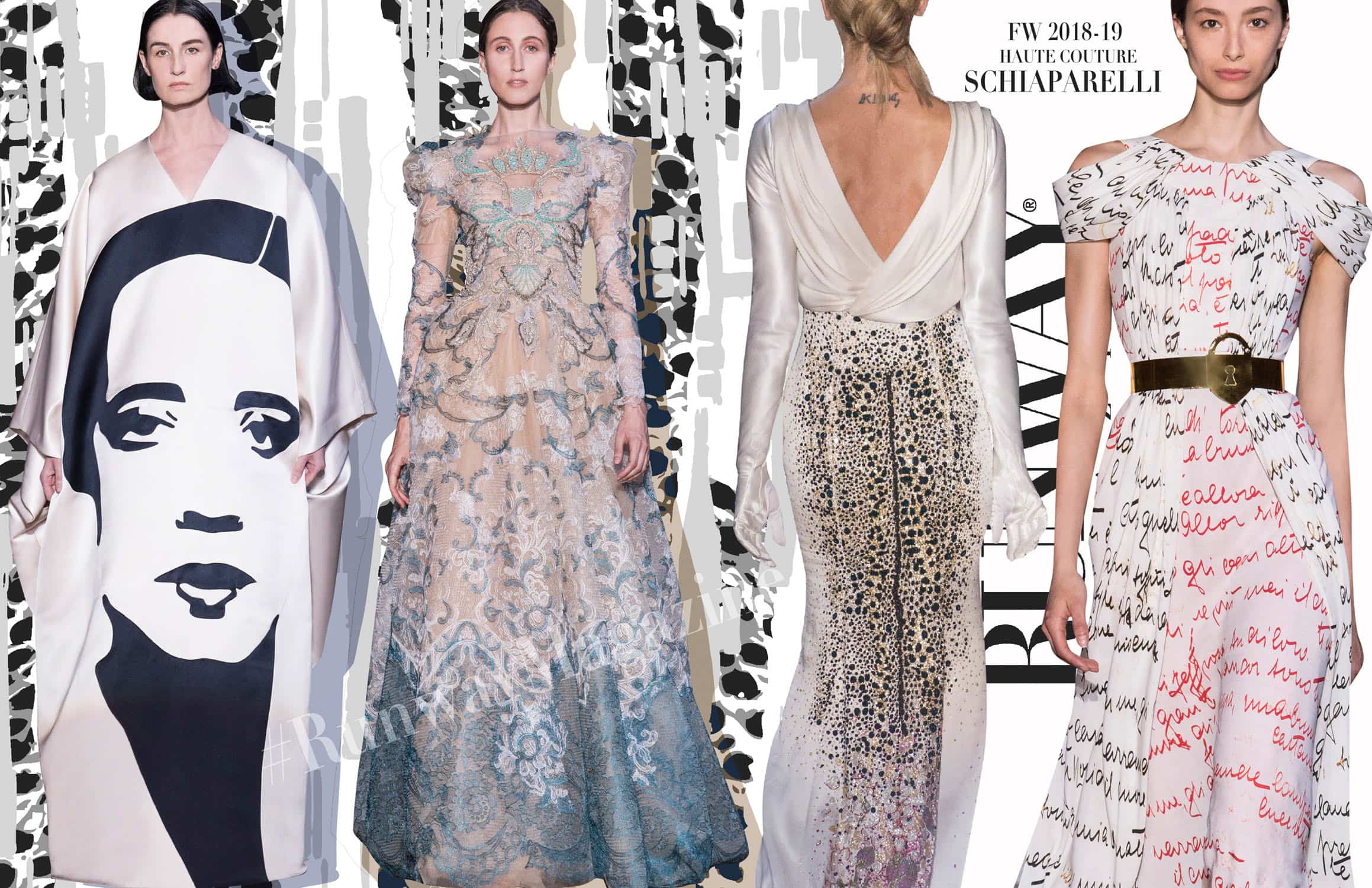 Schiaparelli高级定制时装2018-19秋冬by RUNWAY 杂志