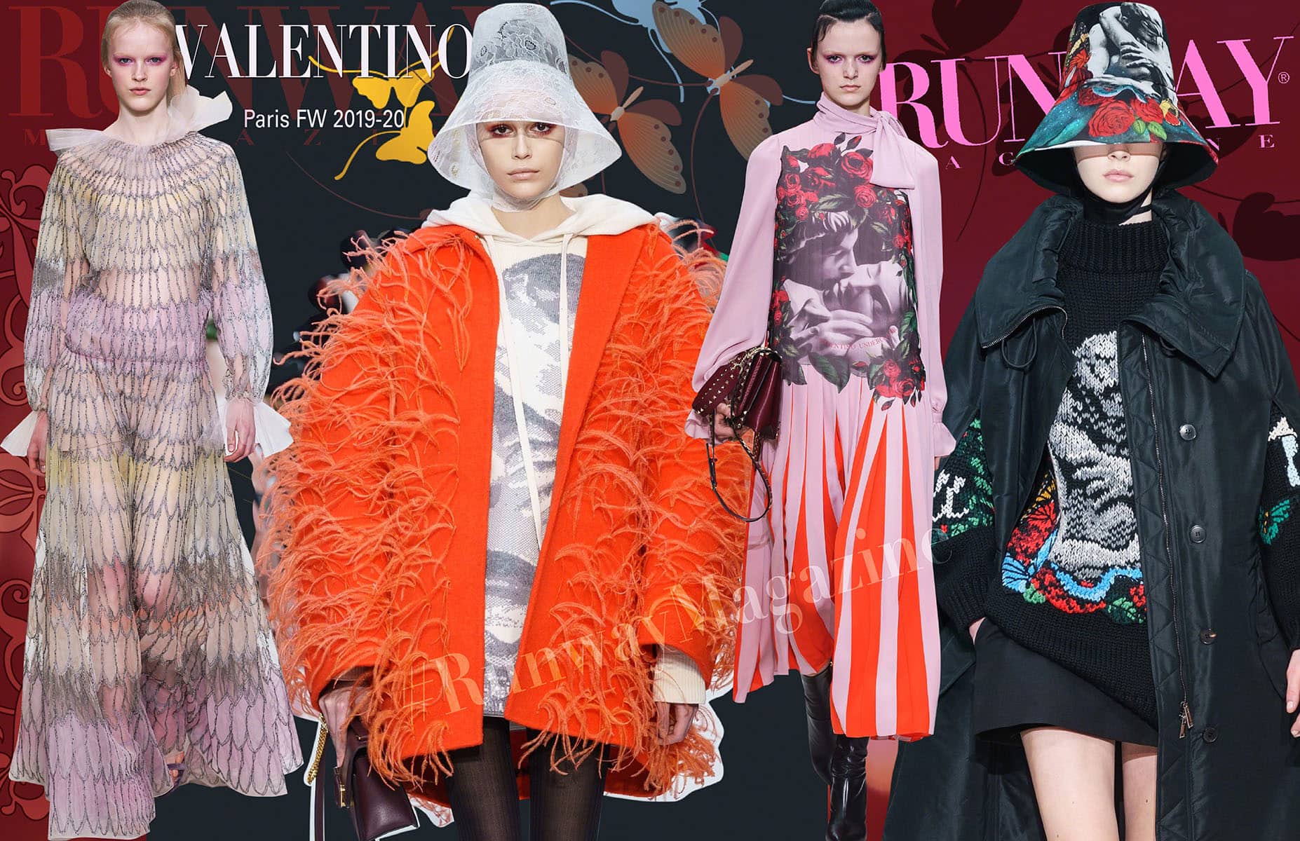Valentino Осень-Зима 2019-2020 Париж, автор: RUNWAY ЖУРНАЛ