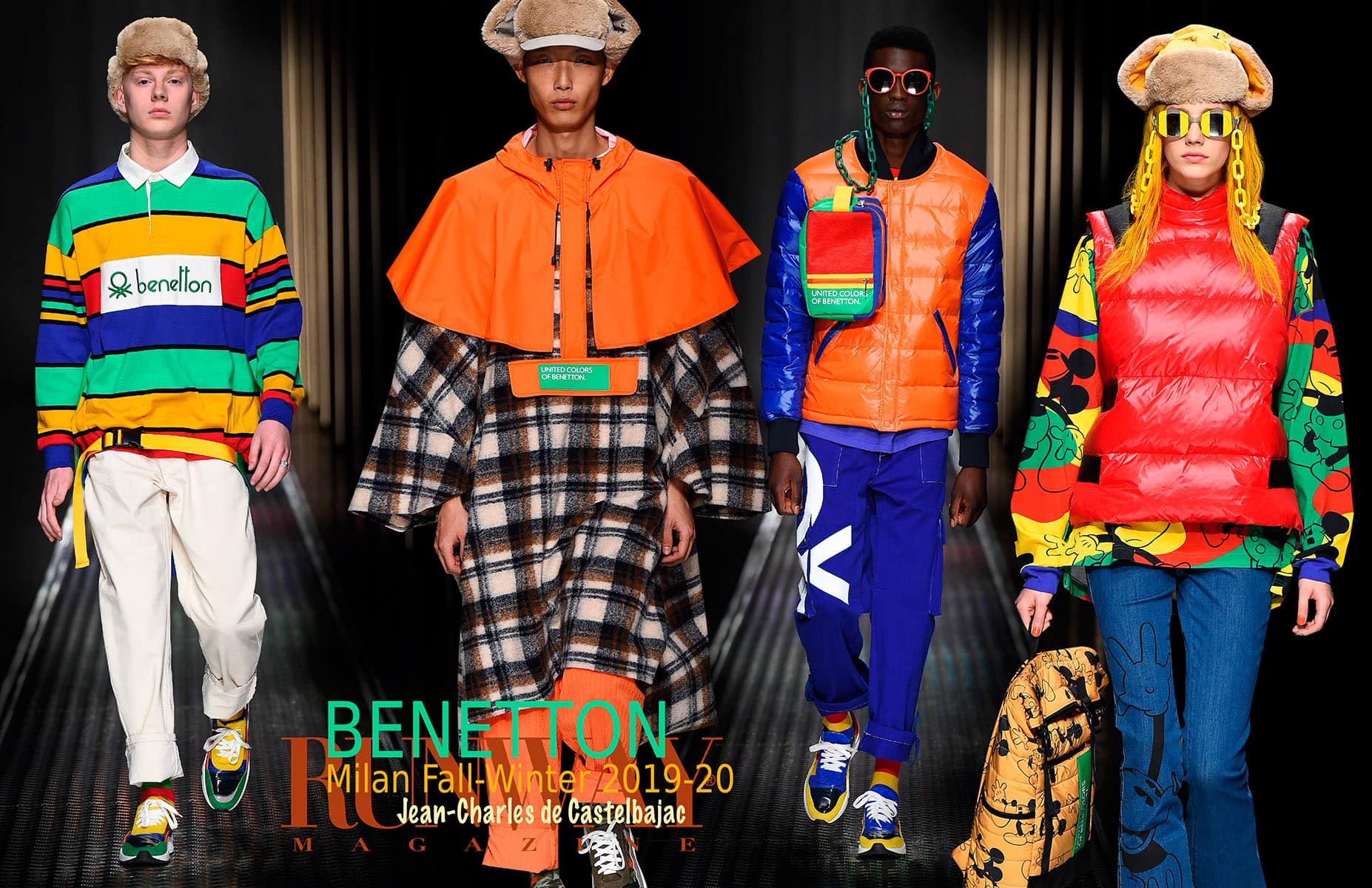 Benetton Осень-Зима 2019-2020 Милан от RUNWAY ЖУРНАЛ