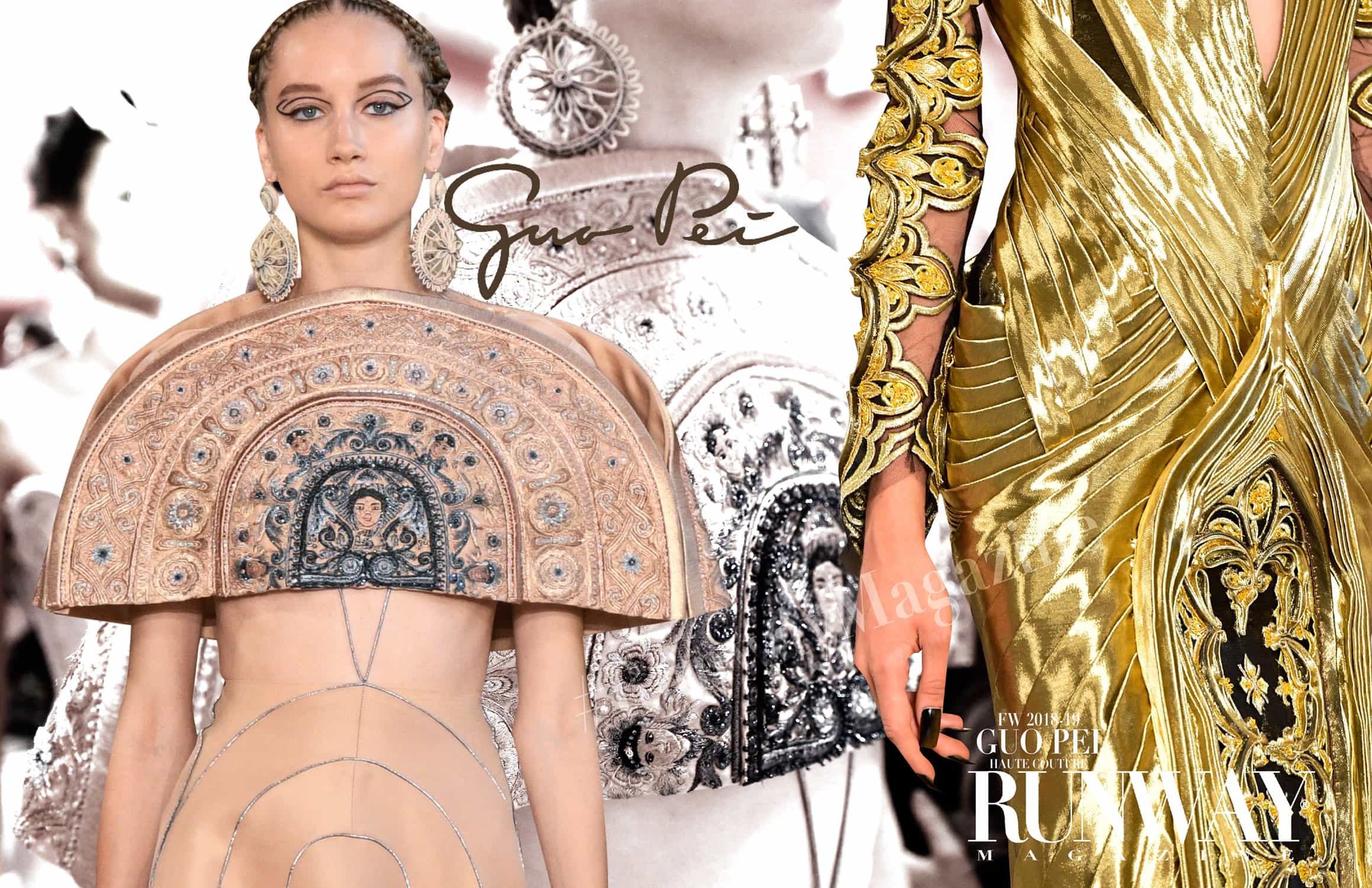 Guo Pei Haute Couture Outono-Inverno 2018-19 por RUNWAY MAGAZINE