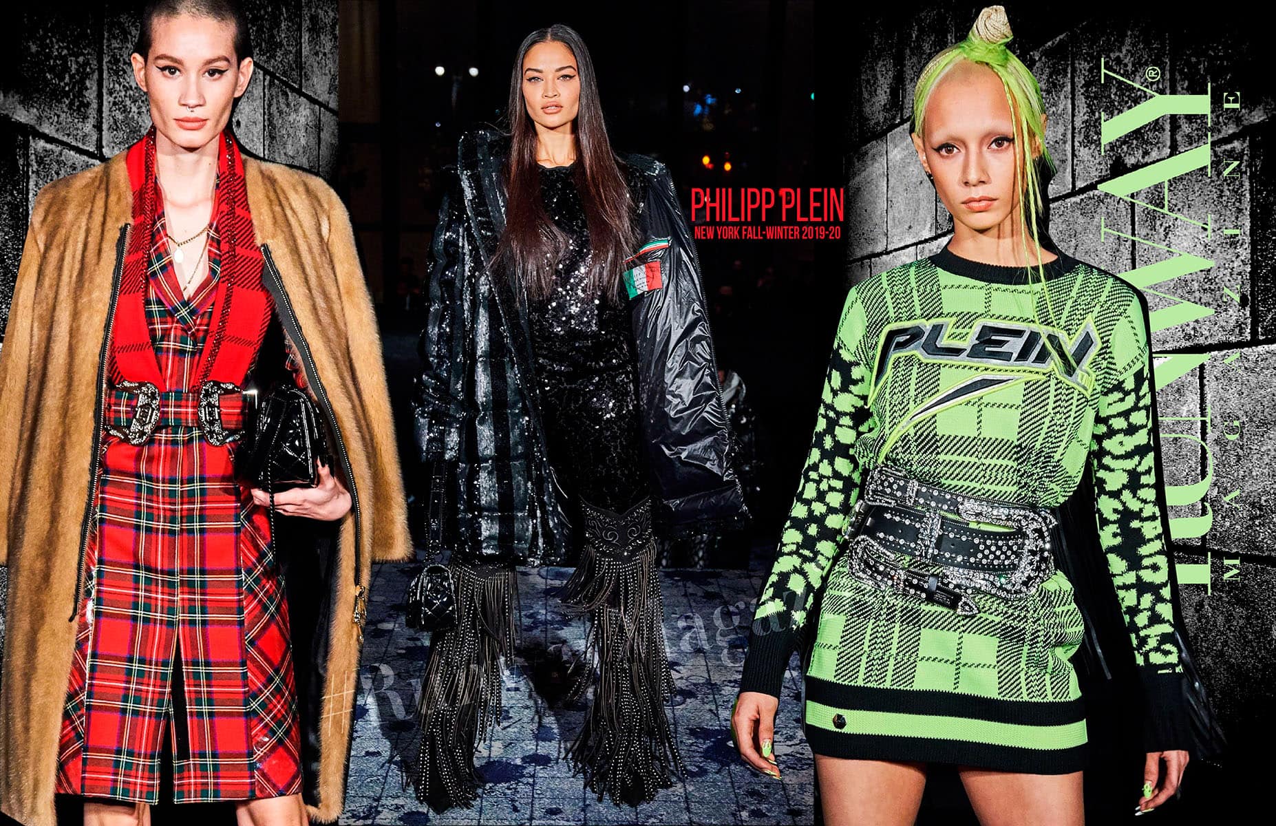 Philipp Plein outono inverno 2019-2020 Nova York por RUNWAY MAGAZINE