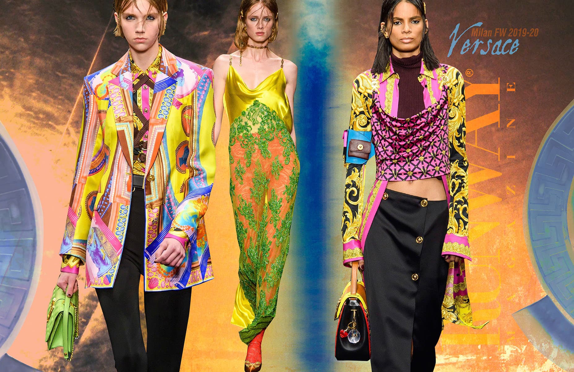 Versace Autunno-Inverno 2019-2020 Milano di RUNWAY MAGAZINE