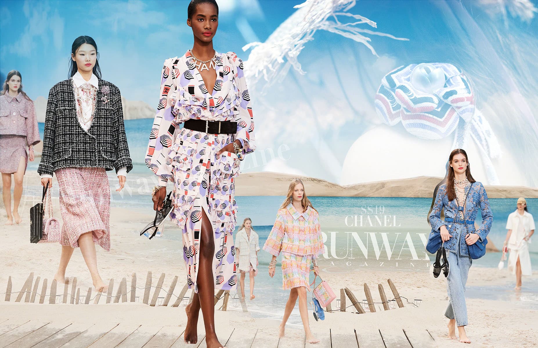 Chanel Весна-Лето 2019 Неделя моды в Париже, автор: Runway Журнал