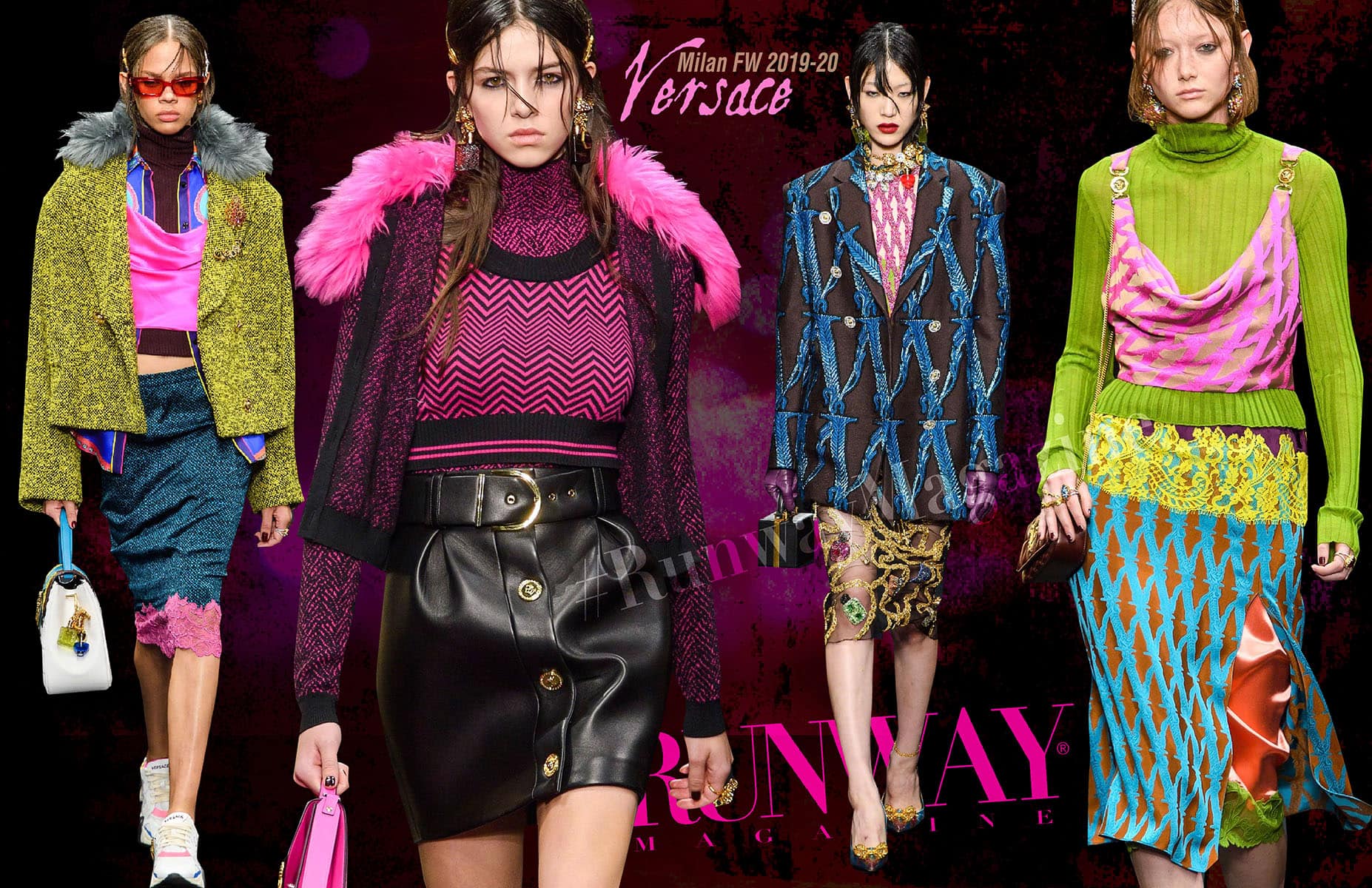 Versace Autunno-Inverno 2019-2020 Milano di RUNWAY MAGAZINE