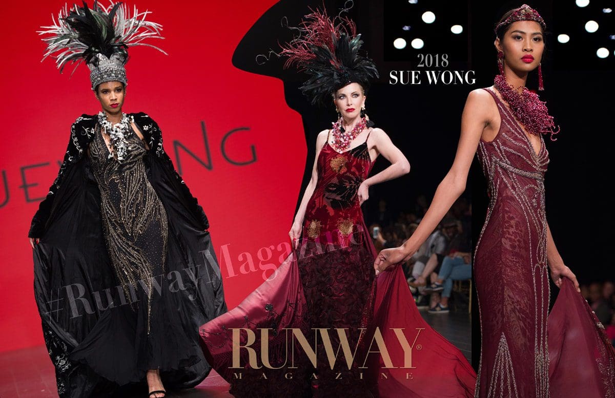 Sue Wong Fall-Winter 2018-19 ロサンゼルス by RUNWAY マガジン