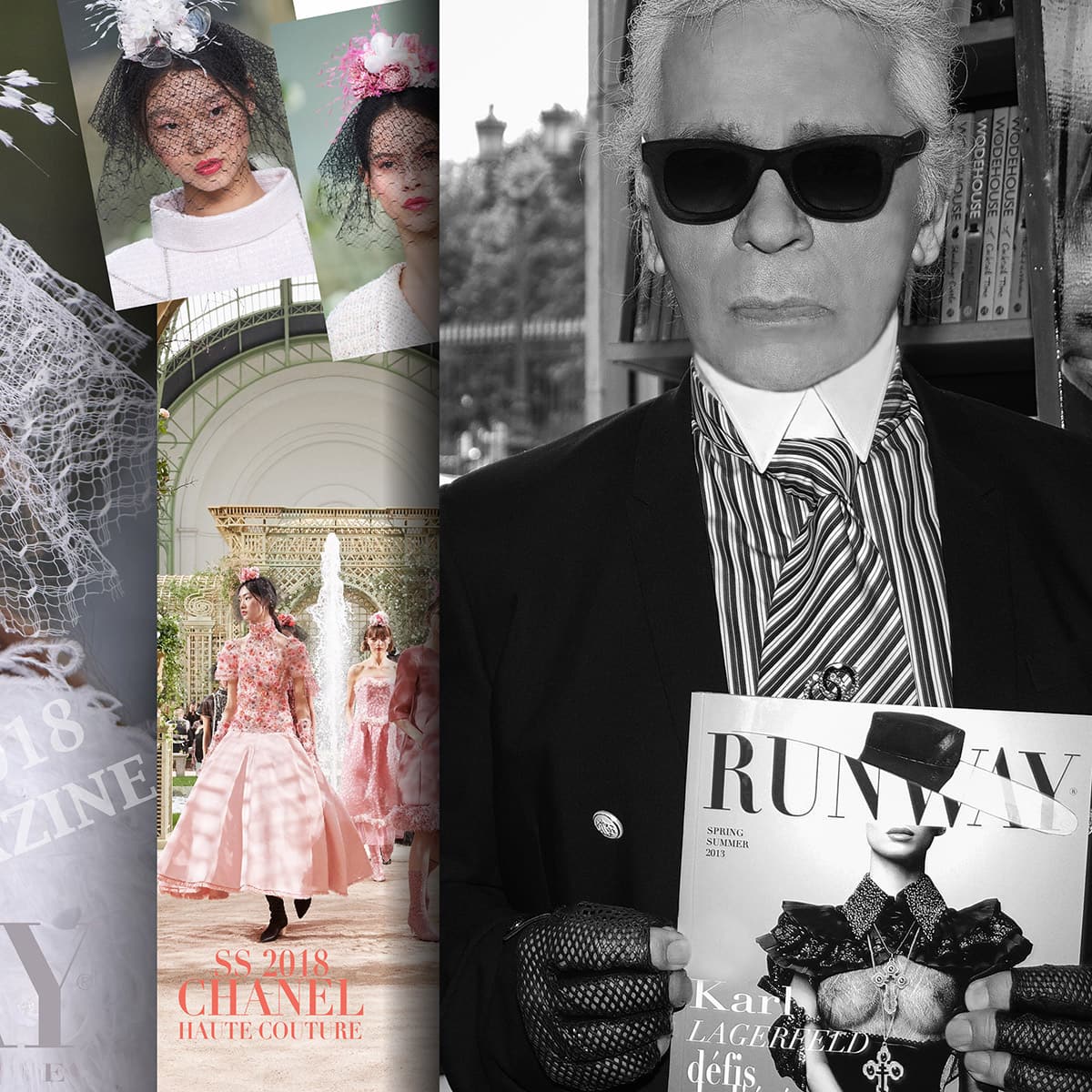 Karl Lagerfeld für RUNWAY MAGAZINE