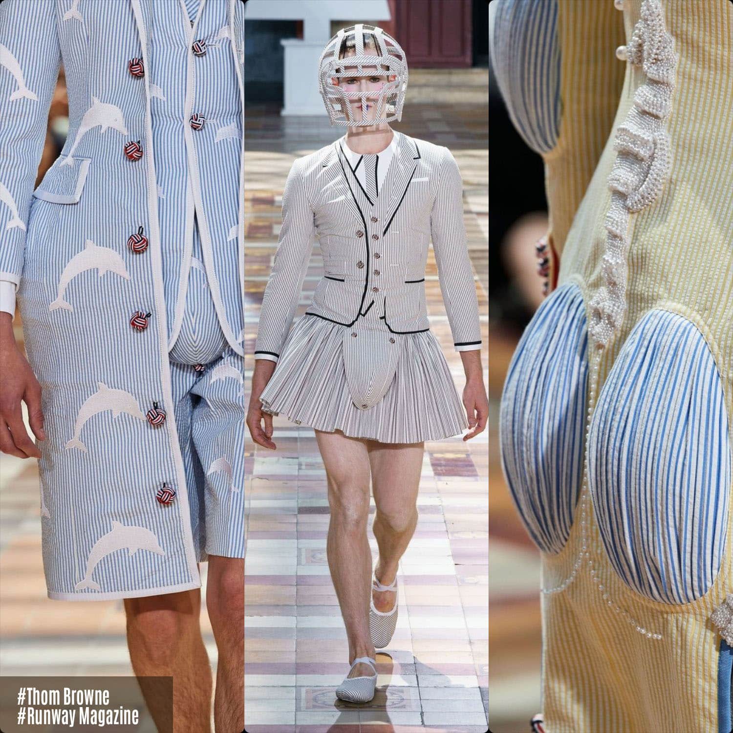 Thom Browne Primavera Verano 2020 Ropa masculina Runway Revista