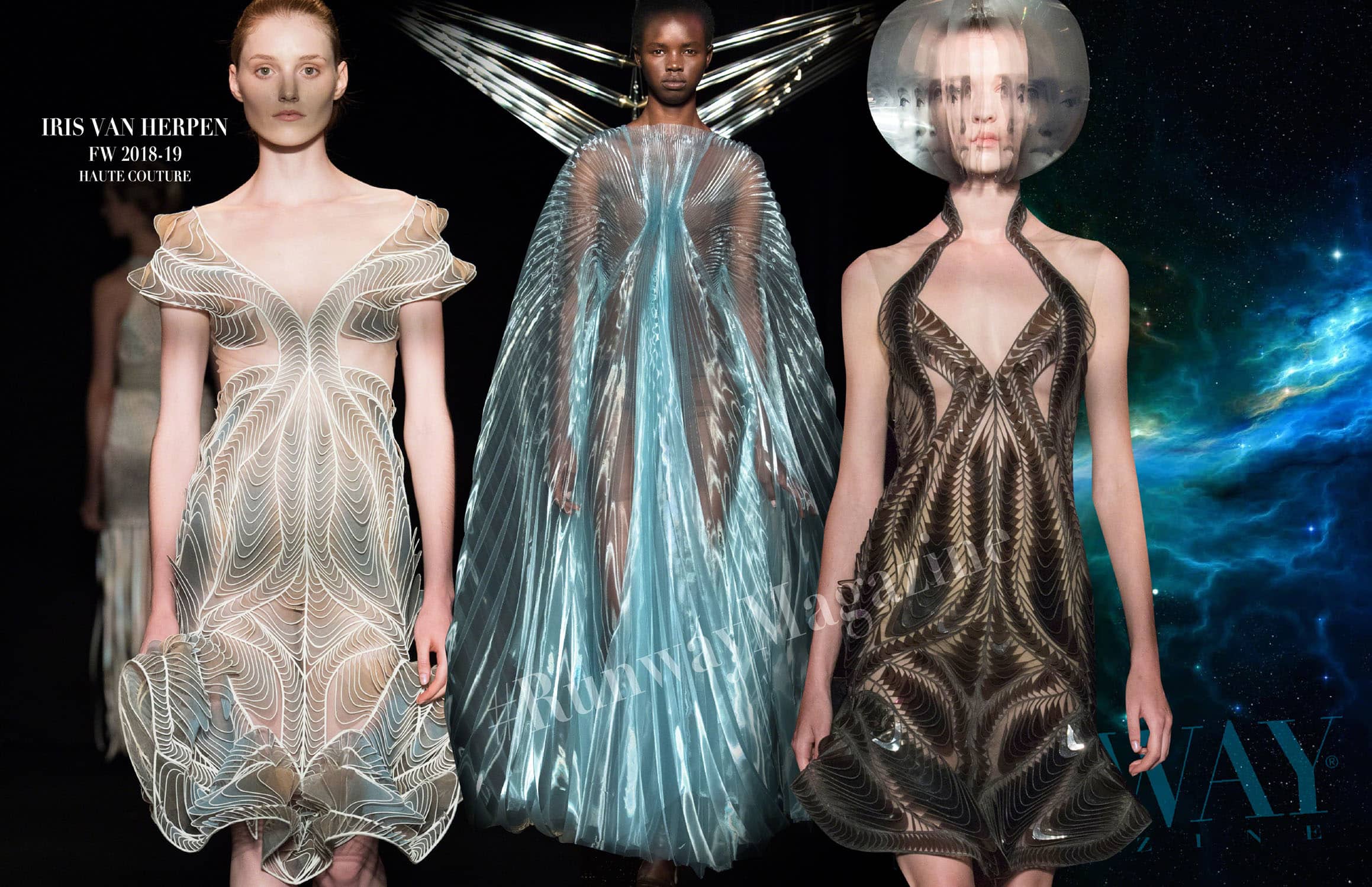 Iris van Herpen Haute Couture Automne-Hiver 2018-19 Paris Fashion Week by RUNWAY MAGAZINE