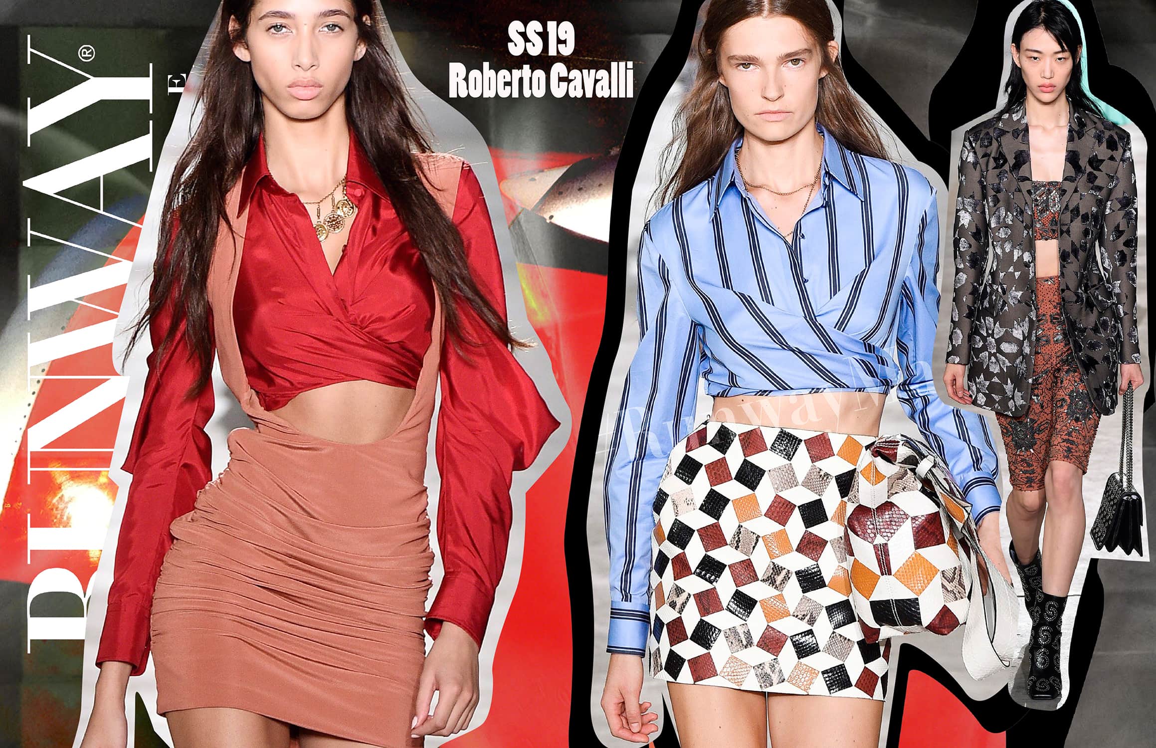 Roberto Cavalli Primavera Verano 2019 Semana de la Moda de Milán por RUNWAY REVISTA