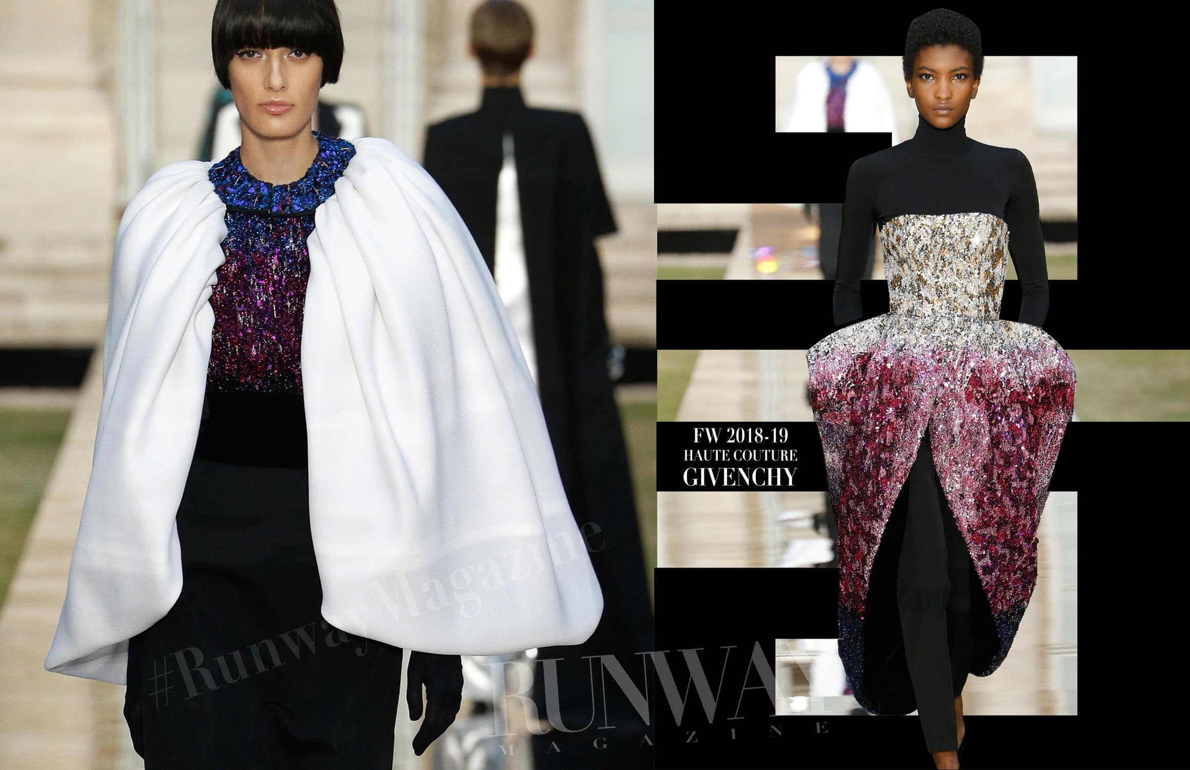 Givenchy Haute Couture Herbst Winter 2018-19 Paris Fashion Week von RUNWAY MAGAZINE
