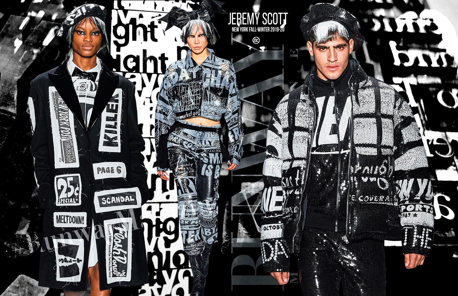 Jeremy Scott Otoño-Invierno 2019-2020 Nueva York por RUNWAY REVISTA