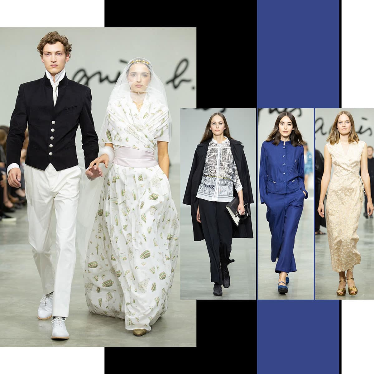Agnes B Frühling Sommer 2020 Paris Fashion Week von RUNWAY MAGAZINE