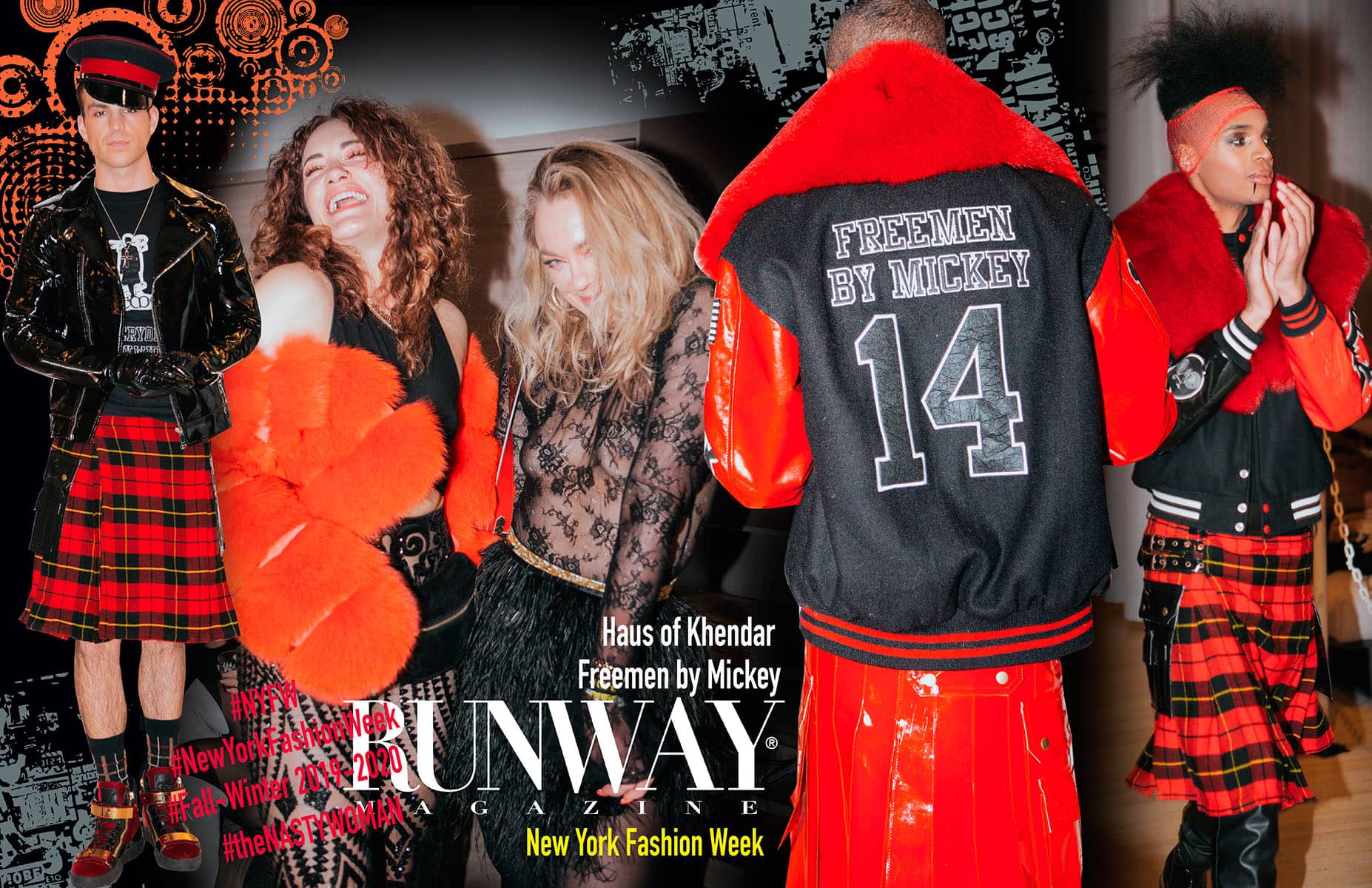 Jay Davincii und Mickey Freemen Herbst Winter 2019-2020 New York