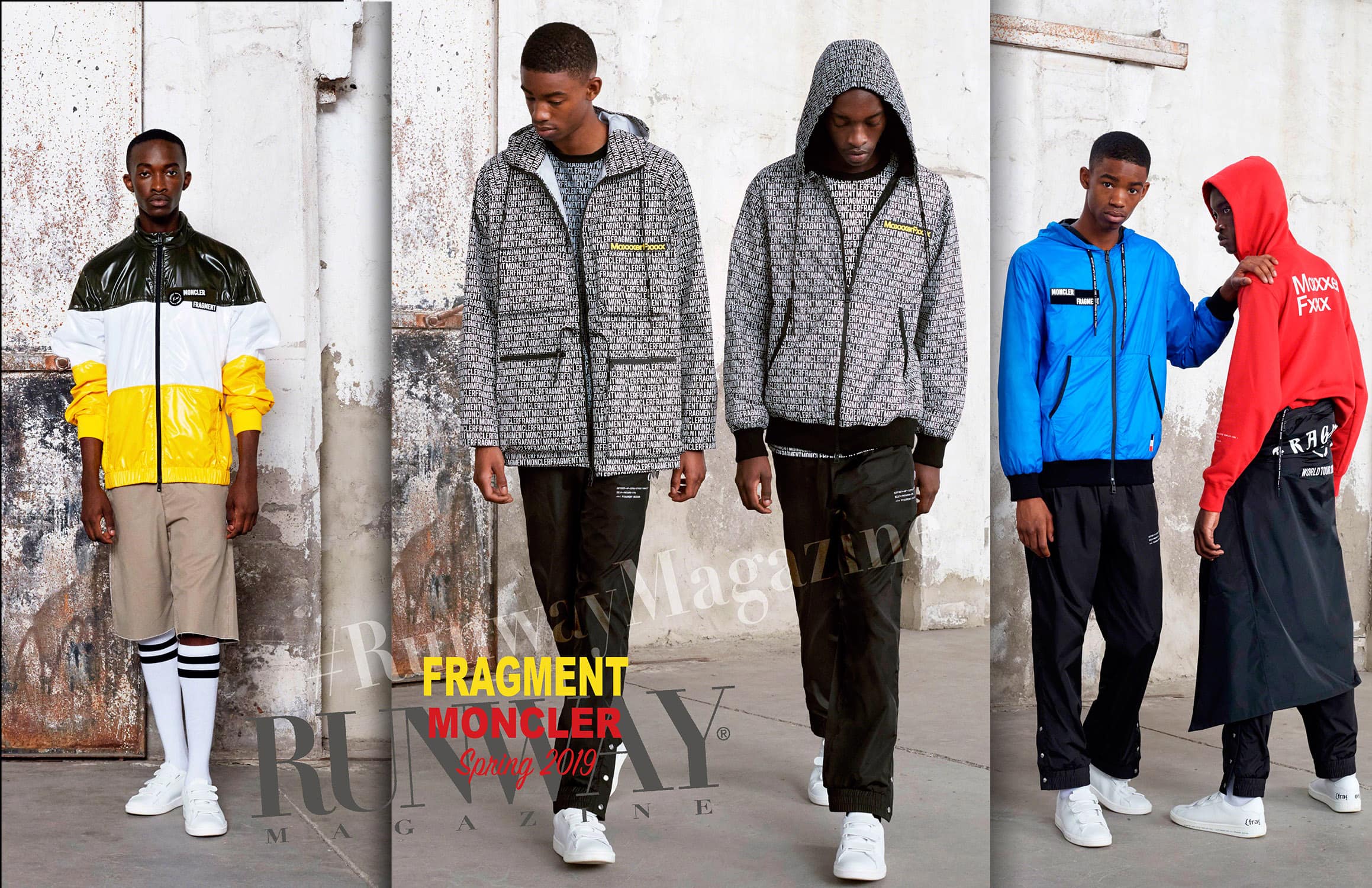 Moncler -Fragment- Primavera Verano 2019 Milán por RUNWAY REVISTA