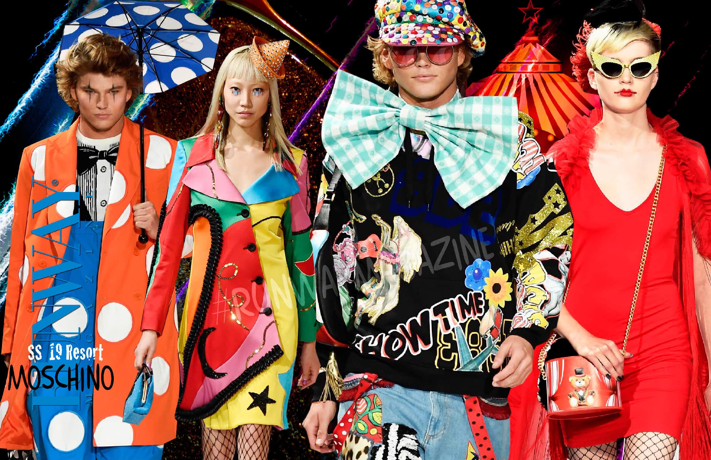 Moschino Circus Resort Verano 2019 por RUNWAY REVISTA