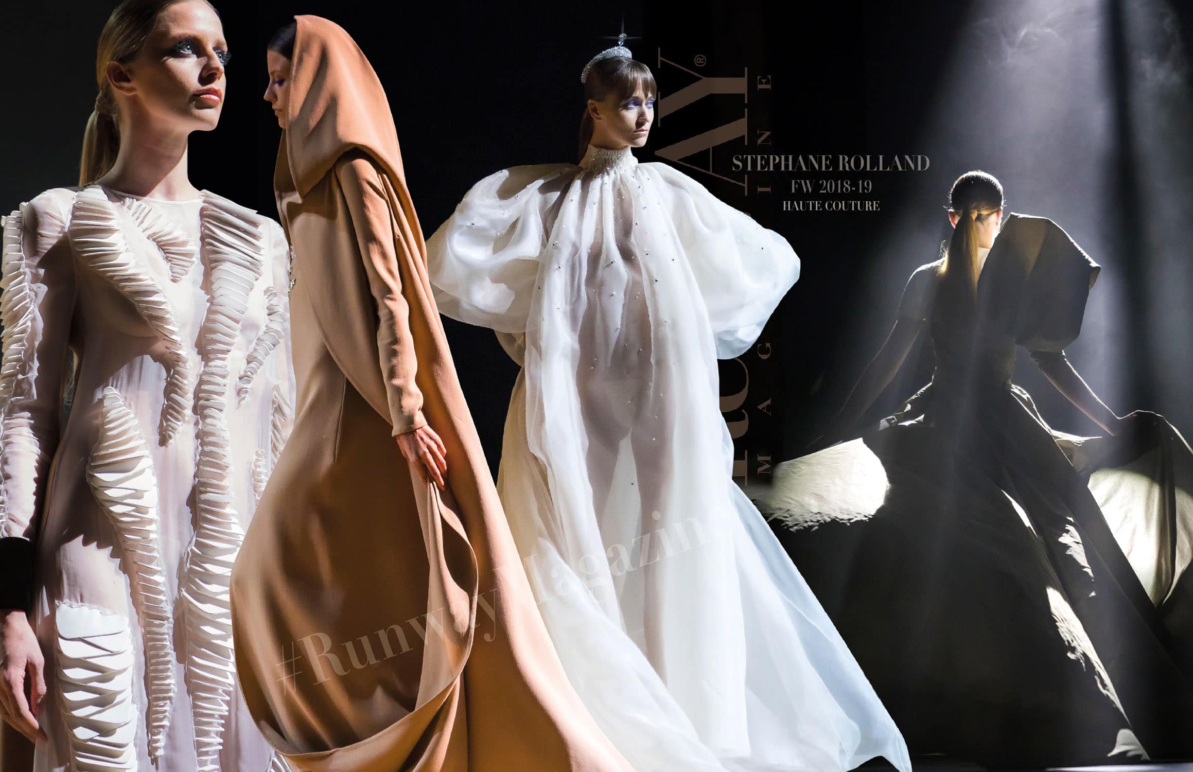 斯蒂芬·罗兰(Stephane Rolland)高级定制时装2018-19秋冬巴黎时装周 RUNWAY 杂志