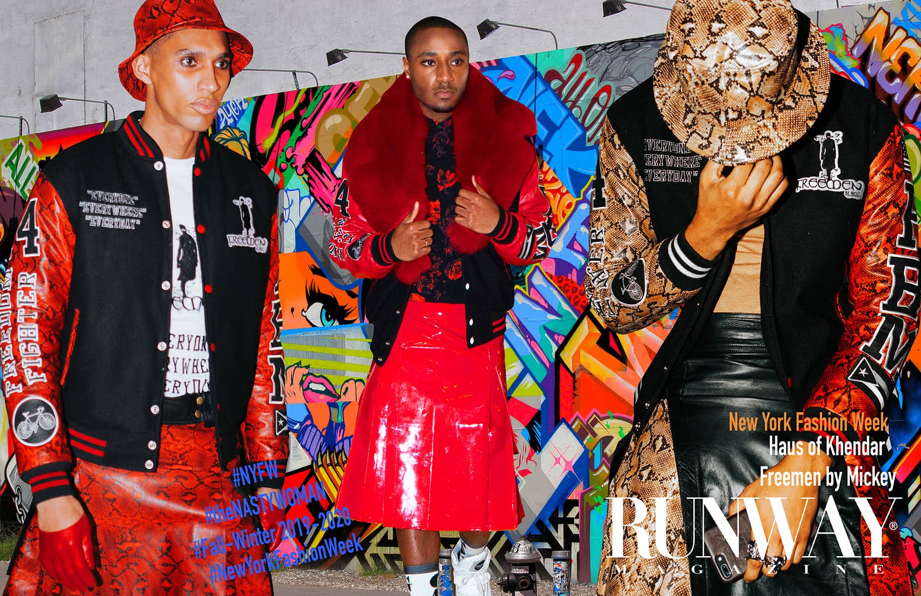 Jay Davincii und Mickey Freemen Herbst Winter 2019-2020 New York
