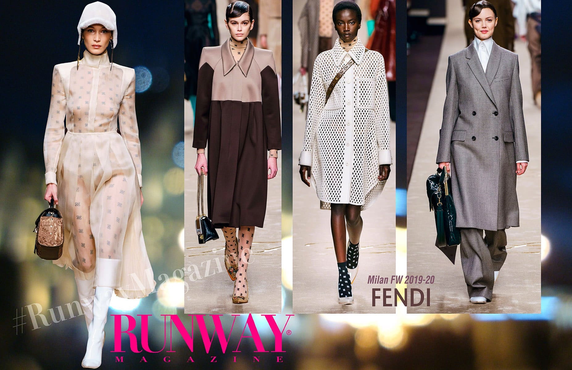 Semaine de la mode Fendi automne-hiver 2019-2020 à Milan par RUNWAY MAGAZINE
