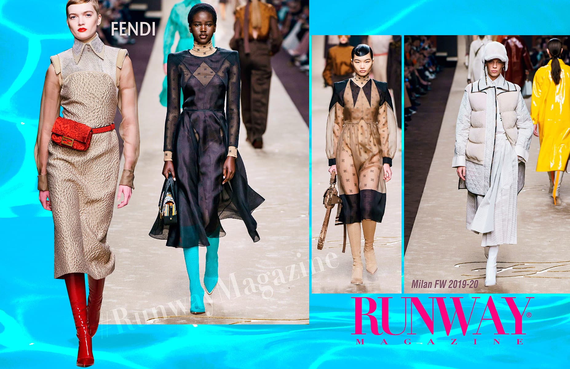 Semaine de la mode Fendi automne-hiver 2019-2020 à Milan par RUNWAY MAGAZINE