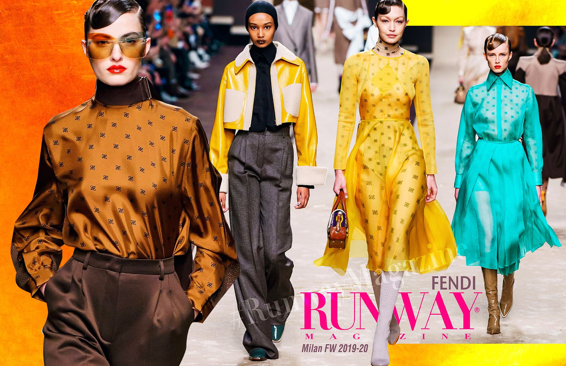Semaine de la mode Fendi automne-hiver 2019-2020 à Milan par RUNWAY MAGAZINE