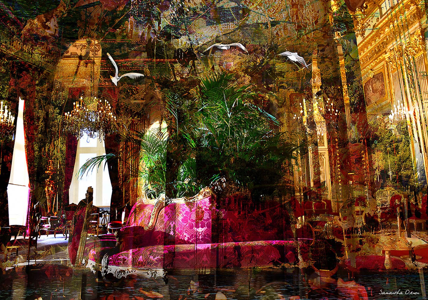 Napoleone - Samantha Ornon artista mix-media Parigi di Runway Magazine