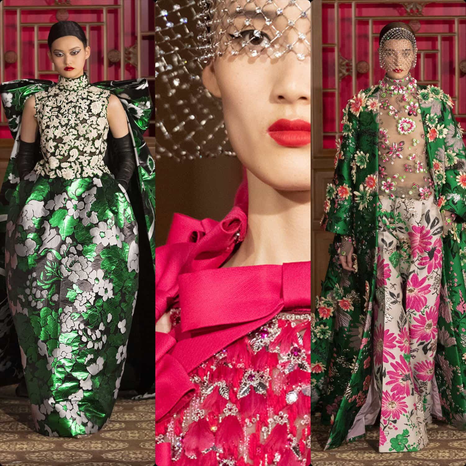 华伦天奴(Valentino)高级时装北京时装秀“ DayDream”,Pierpaolo Piccioli于2020年春夏系列。 RUNWAY MAGAZINE®系列