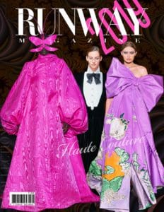 Runway マガジン2019パリオートクチュールカバー