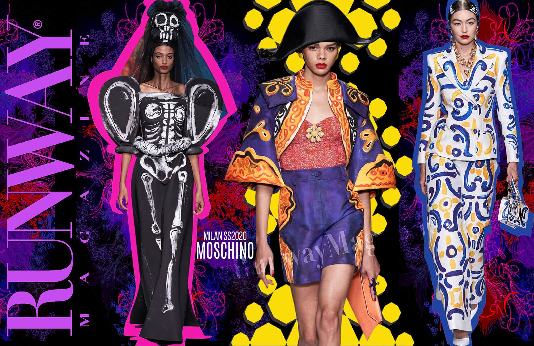 Moschino Primavera Verão 2020 Milão por Runway revista