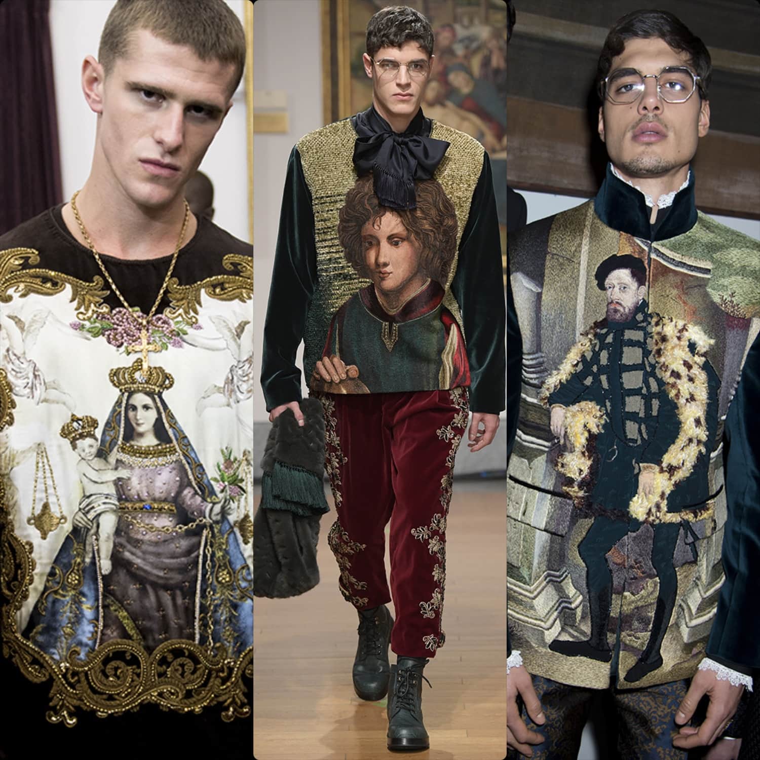 Dolce Gabbana Alta Sartoria 2019 Milão Pinacoteca por RUNWAY MAGAZINE