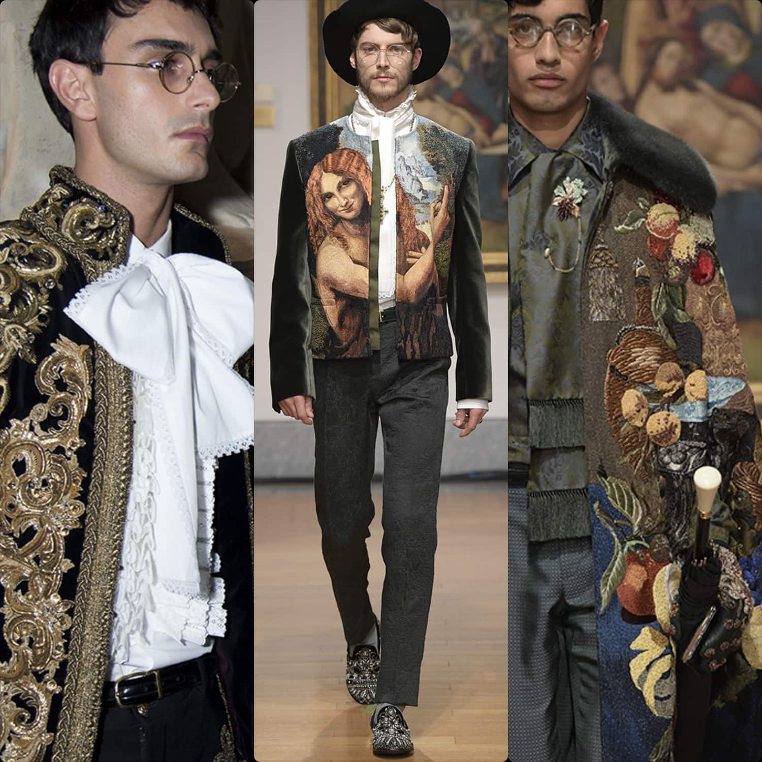Dolce Gabbana Alta Sartoria 2019 Milão Pinacoteca por RUNWAY MAGAZINE