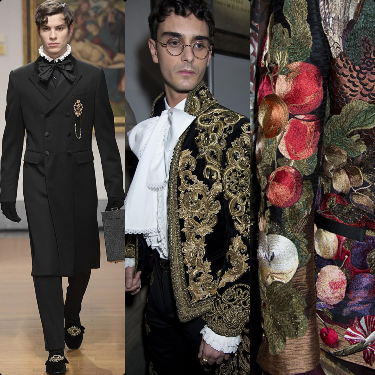 Dolce Gabbana Alta Sartoria 2019 Milão Pinacoteca por RUNWAY MAGAZINE