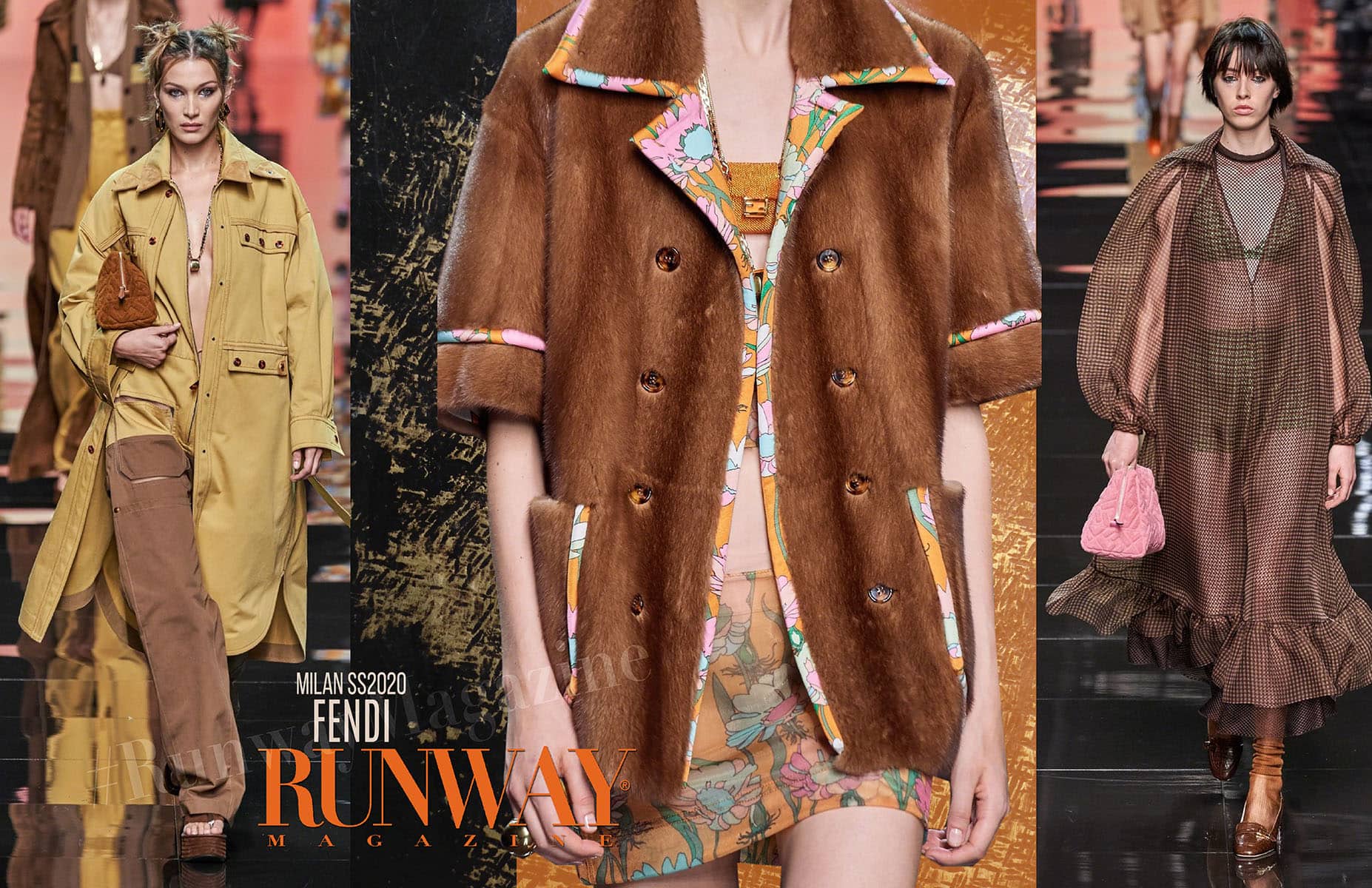 Fendi Primavera Verano 2020 Milán por Runway Revista