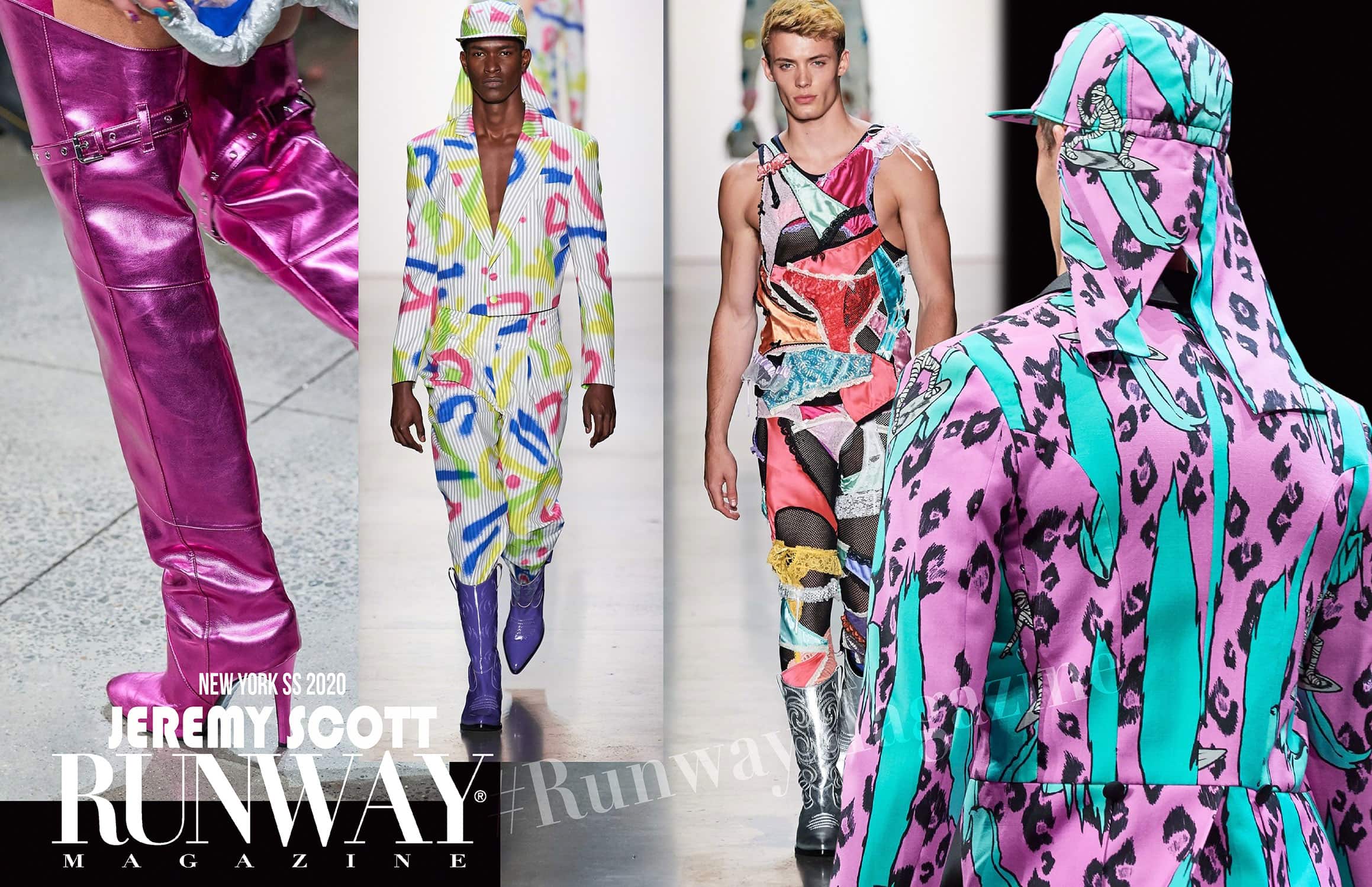杰里米·斯科特(Jeremy Scott)2020年春夏纽约by Runway 杂志