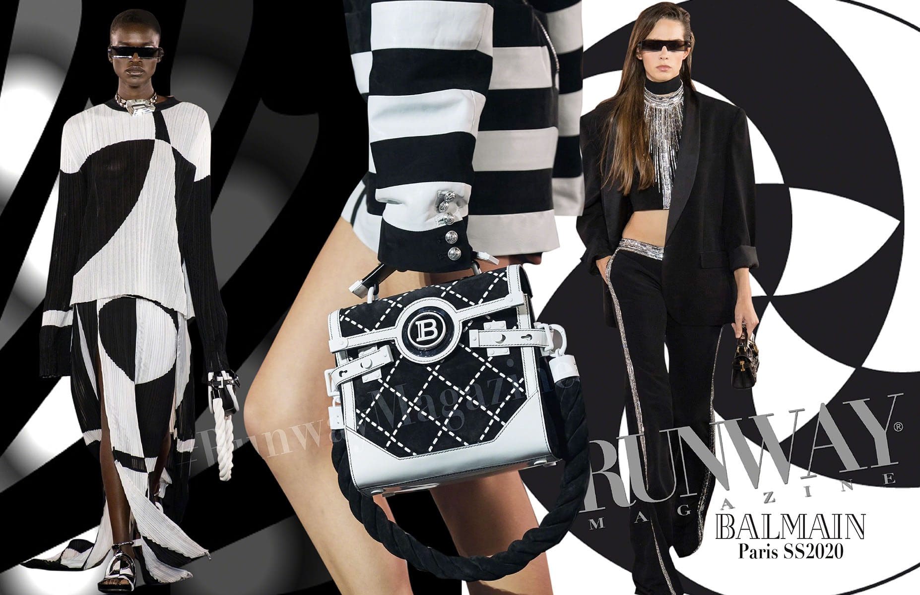 Balmain Primavera Estate 2020 Parigi di RUNWAY MAGAZINE