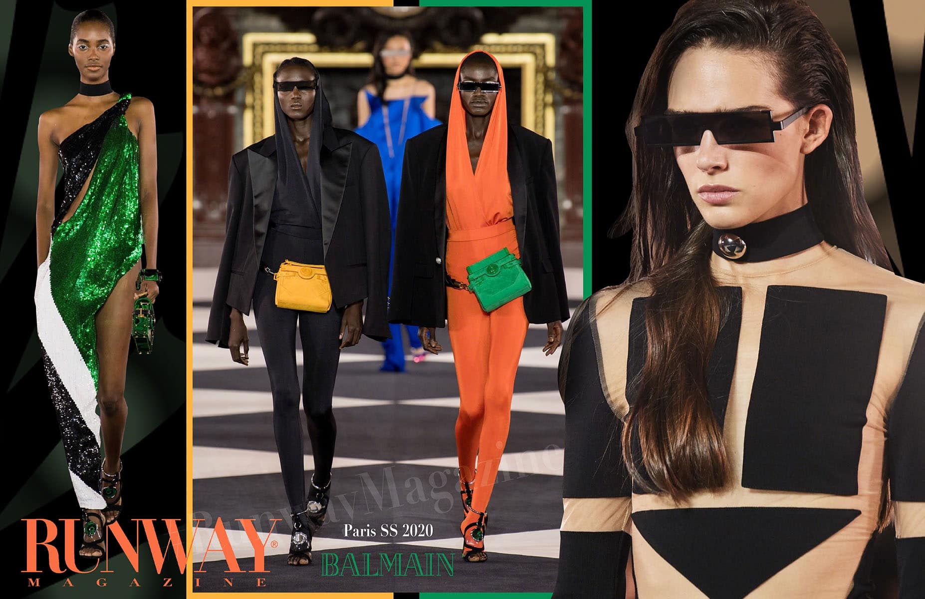 Balmain Primavera Estate 2020 Parigi di RUNWAY MAGAZINE