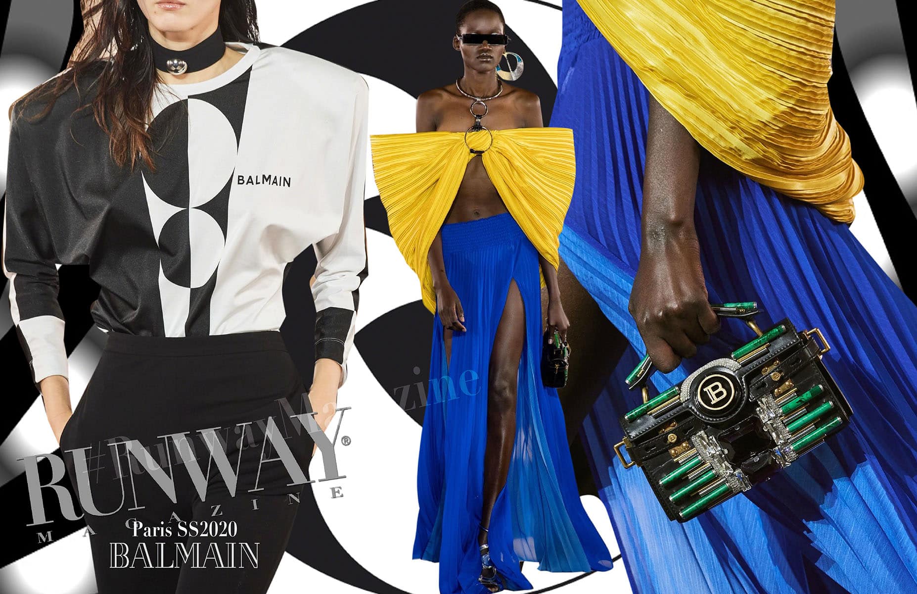 Balmain Primavera Estate 2020 Parigi di RUNWAY MAGAZINE
