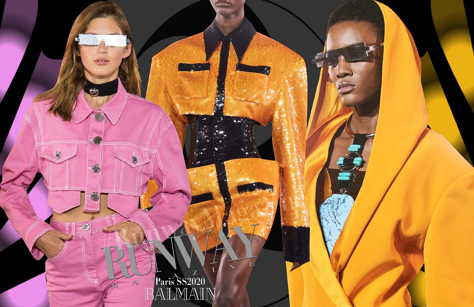 Balmain Primavera Estate 2020 Parigi di RUNWAY MAGAZINE