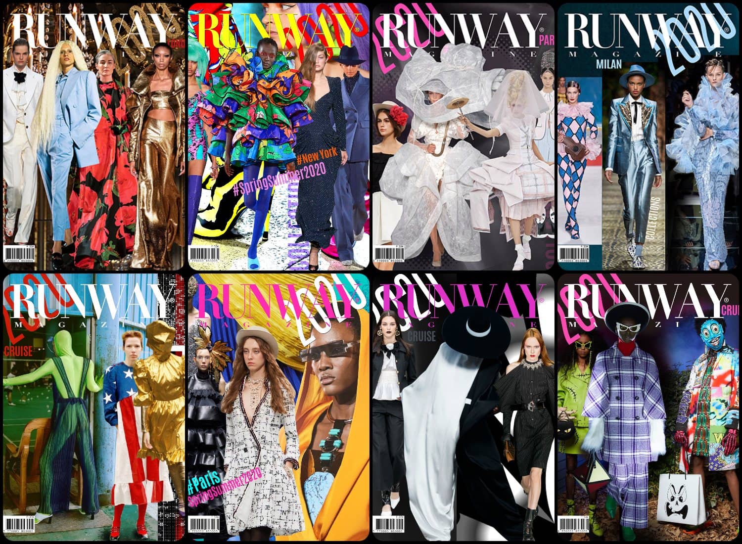 Runway Magazine Issues, Runway Magazine Covers