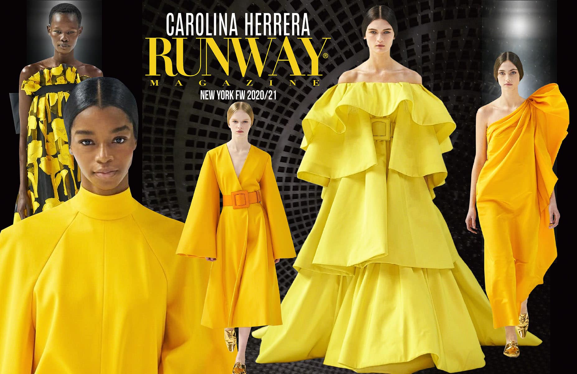 Carolina Herrera Automne-Hiver 2020-2021 New York par RUNWAY MAGAZINE