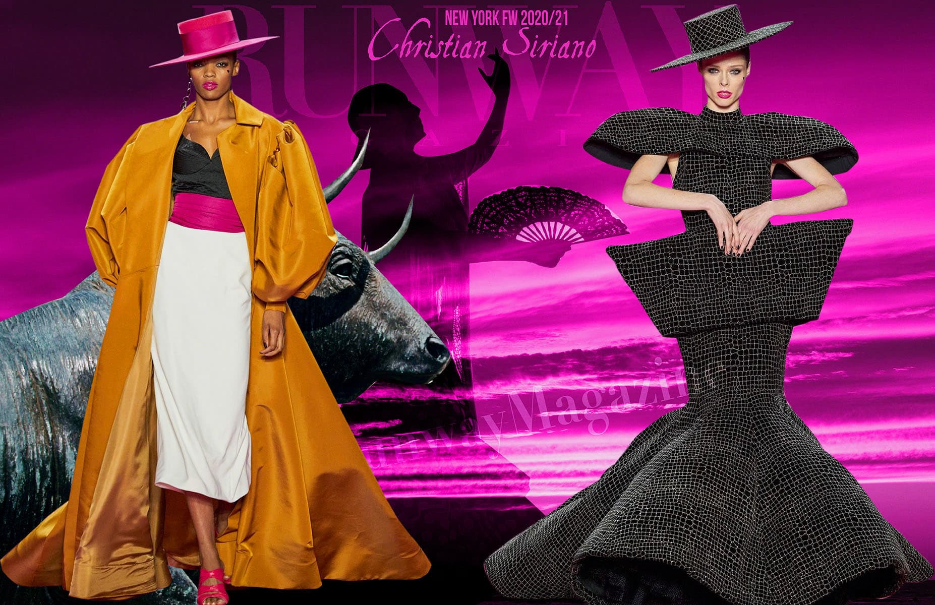 クリスチャン・シリアーノ2020-2021年秋冬ニューヨーク RUNWAY マガジン